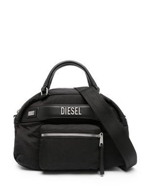Diesel logo-lettering tote bag - Black