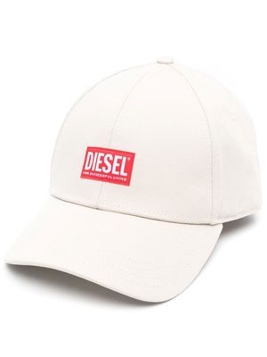 Diesel logo-patch cap - Neutrals