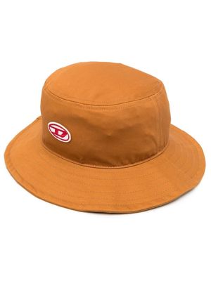 Diesel logo patch hat - Brown
