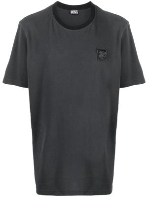 Diesel logo-patch short-sleeve T-shirt - Black