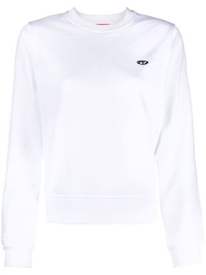 Diesel logo patch sweatshirt - White