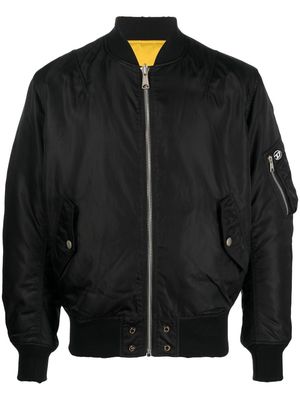 Diesel logo-patch zip-front jacket - 9XX