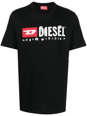 Diesel logo-print organic cotton T-shirt - Black