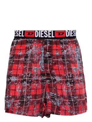 Diesel logo-print strap boxers - Red