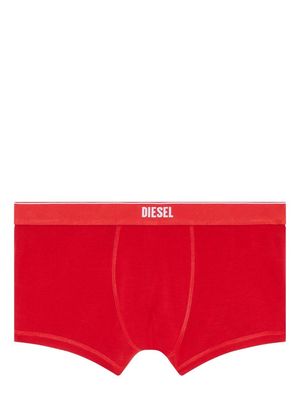 Diesel logo-print stretch-cotton boxers - Red