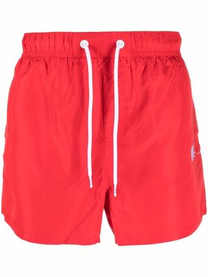 Diesel logo-print swim shorts - Red