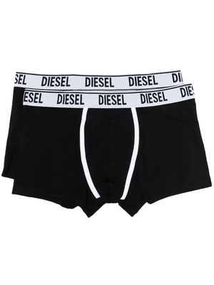 Diesel logo-waistband boxer briefs - Black