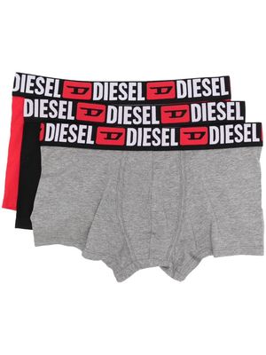 Diesel logo-waistband boxer pack - Black