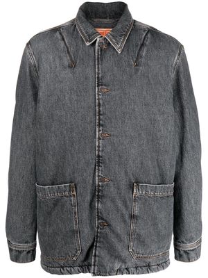 Diesel long-sleeve denim shirt jacket - Black