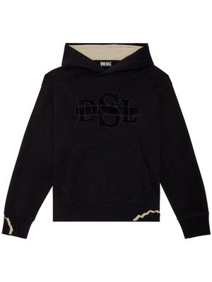 Diesel long-sleeve hoodie - Black