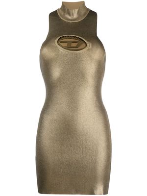 Diesel M-Arcey metallic sleeveless minidress - Gold