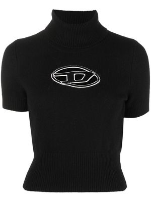 Diesel M-Argaret logo-embroidered sweater - Black