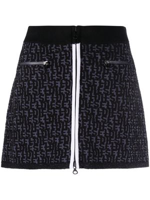 Diesel M-Athildette zip-up mini skirt - Black