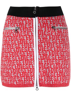 Diesel M-Athildette zip-up mini skirt - Red