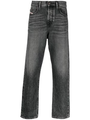 Diesel mid-rise straight-leg jeans - Grey