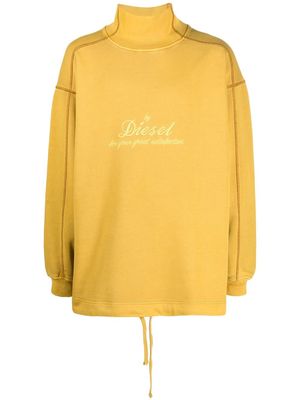 Diesel mock-neck sweatshirt - Yellow