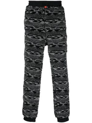 Diesel monogram-pattern track-pants - Black