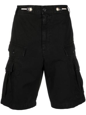 Diesel multiple-pocket knee-length shorts - Black
