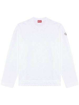 Diesel Oval-D oversized sweatshirt - White