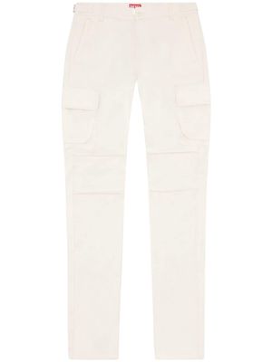 Diesel P-Argym cotton cargo trousers - White