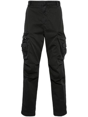 Diesel P-Argym-New-A stretch-cotton wide-leg trousers - Black