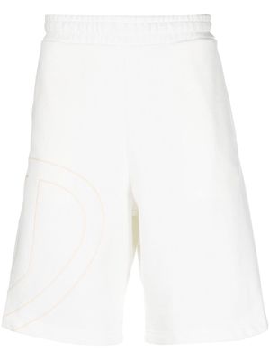 Diesel P-Crow Megoval cotton shorts - White