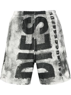 Diesel P-Marshy cotton shorts - Black