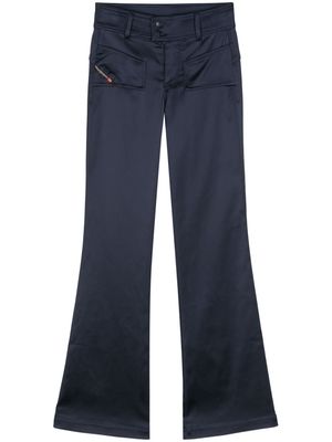 Diesel P-stell flared trousers - Blue