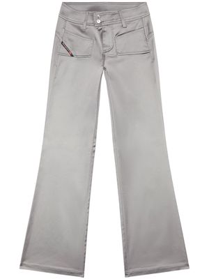 Diesel P-Stell low-rise flared trousers - Grey