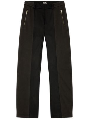 Diesel P-Warhols panelled straight-leg trousers - Black