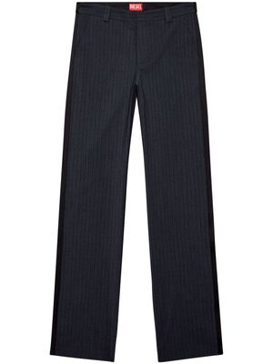 Diesel P-Wire pinstriped tailored trousers - Black