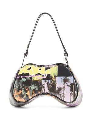 Diesel Play graphic-print shoulder bag - Black