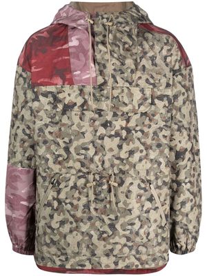 Diesel printed camouflage hoodie - Green