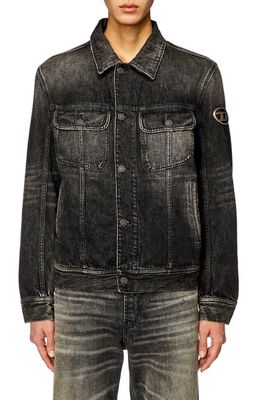 DIESEL® Barcy Denim Jacket in Black 