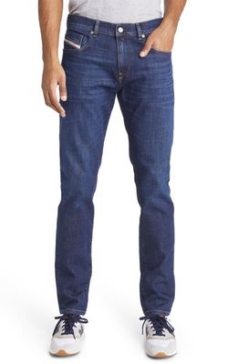 DIESEL® D-Strukt Slim Fit Jeans in Dark Blue