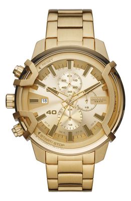 DIESEL® Griffed Chronograph Bracelet Watch
