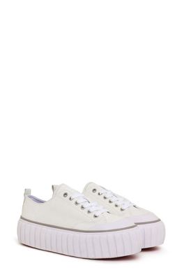 DIESEL® Hanami Low Top Platform Sneaker in White