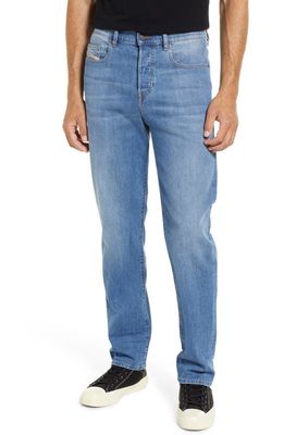 DIESEL® Men's D-Viker Slim Straight Leg Jeans in Blue