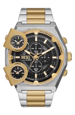 DIESEL® Sideshow Two-Tone Bracelet Chronograph Watch
