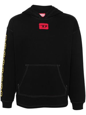 Diesel S-Baxt-Hood-N1 cotton hoodie - Black