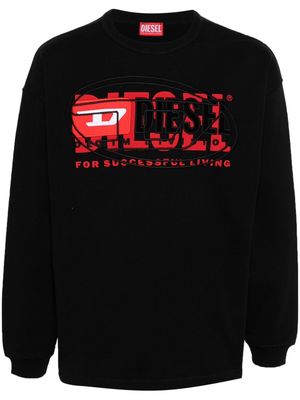 Diesel S-Baxt-N1 cotton sweatshirt - Black