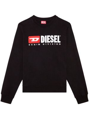 Diesel S-Boxt-Div cotton sweatshirt - Black