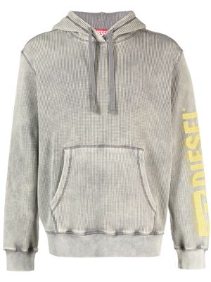 Diesel S-GINAFY-HOOD cotton hoodie - Grey