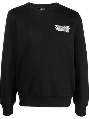 Diesel S-Ginn-K29 sweatshirt - Black
