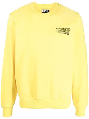 Diesel S-Ginn-K29 sweatshirt - Yellow