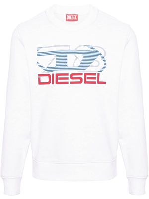 Diesel S-Ginn-K43 jersey sweatshirt - White