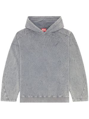Diesel S-Macorn cotton hood - Grey