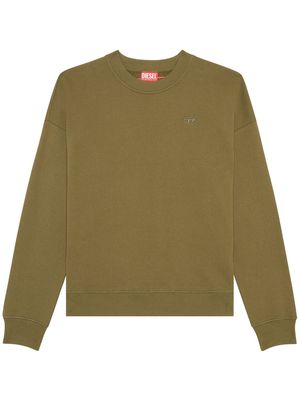 Diesel S-Rob-Megoval-D cotton sweatshirt - Green