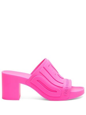 Diesel Sa-Pamela H logo-embossed sandals - Pink