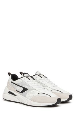 DIESEL Serendipity Sport Sneaker in White/Peach/Black